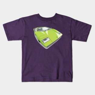 1970s Lamborghini Countach Kids T-Shirt